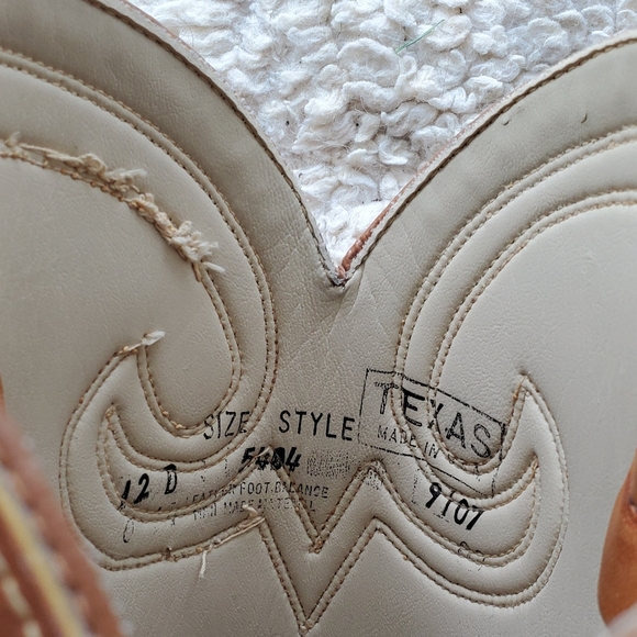 Texas Brand Cowboy Boots 12D Mens - Picture 5 of 5